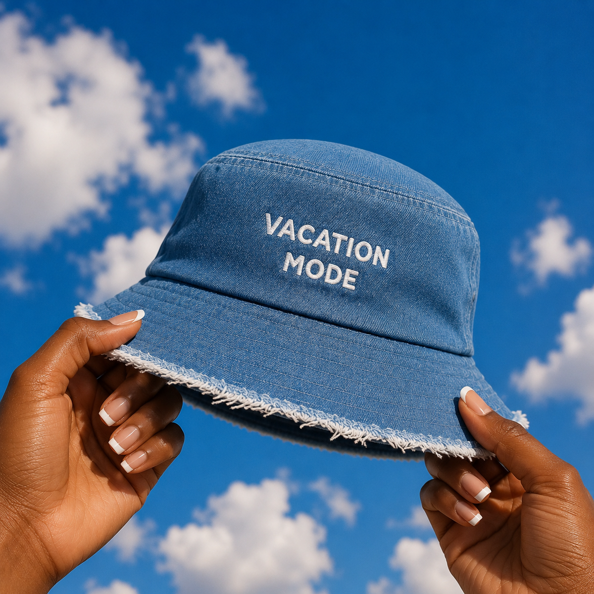 "Vacation Mode" Bucket Hat